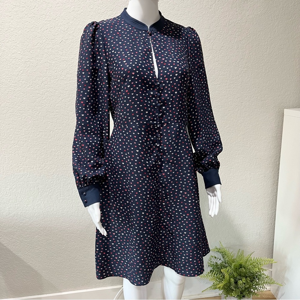 Kate Spade Navy Polka Dot Dress